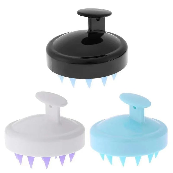 Silicone head and body scalp massage brush Silicone Image 4