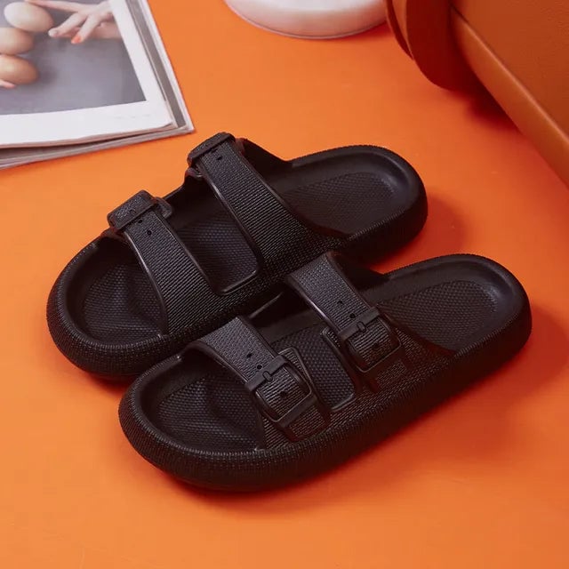 Platform Cloud Slippers Buckle Sandals Image 6