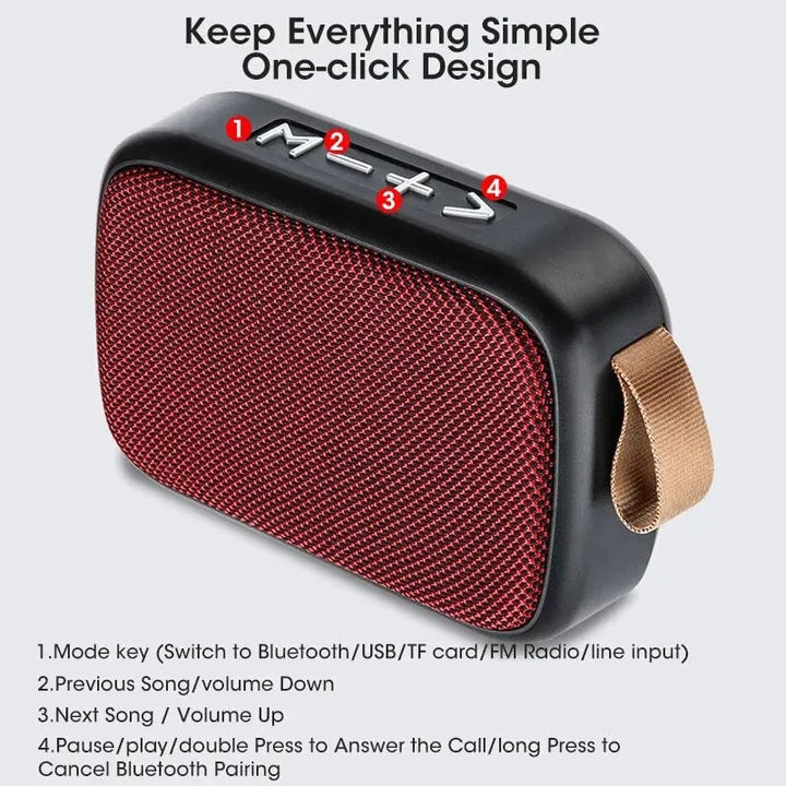 Wireless Bluetooth Speaker Outdoor Portable Subwoofer Image 6