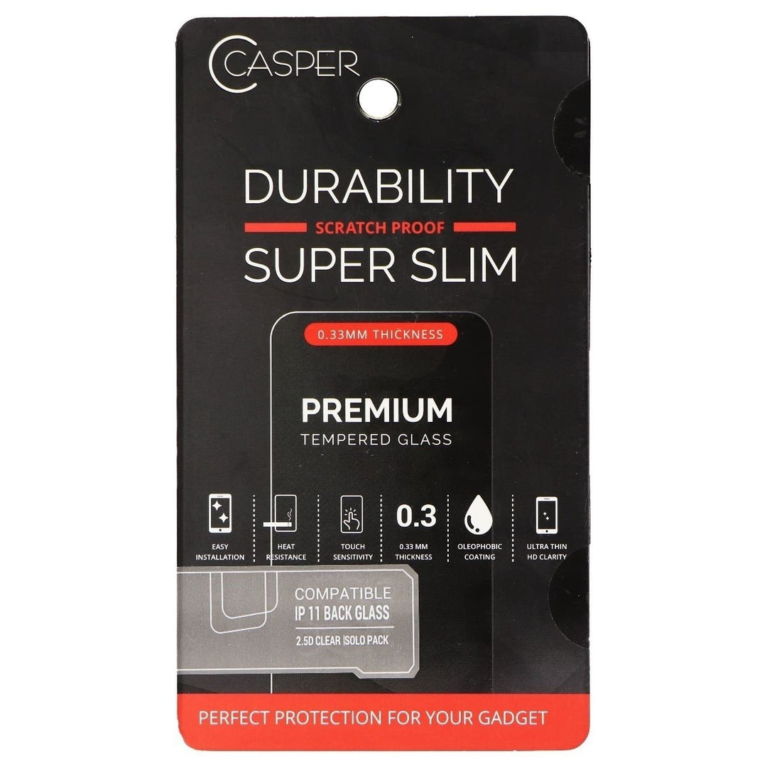 Casper Premium 9H Tempered Back Glass for Apple iPhone 11 - (Rear Glass Only) Image 1