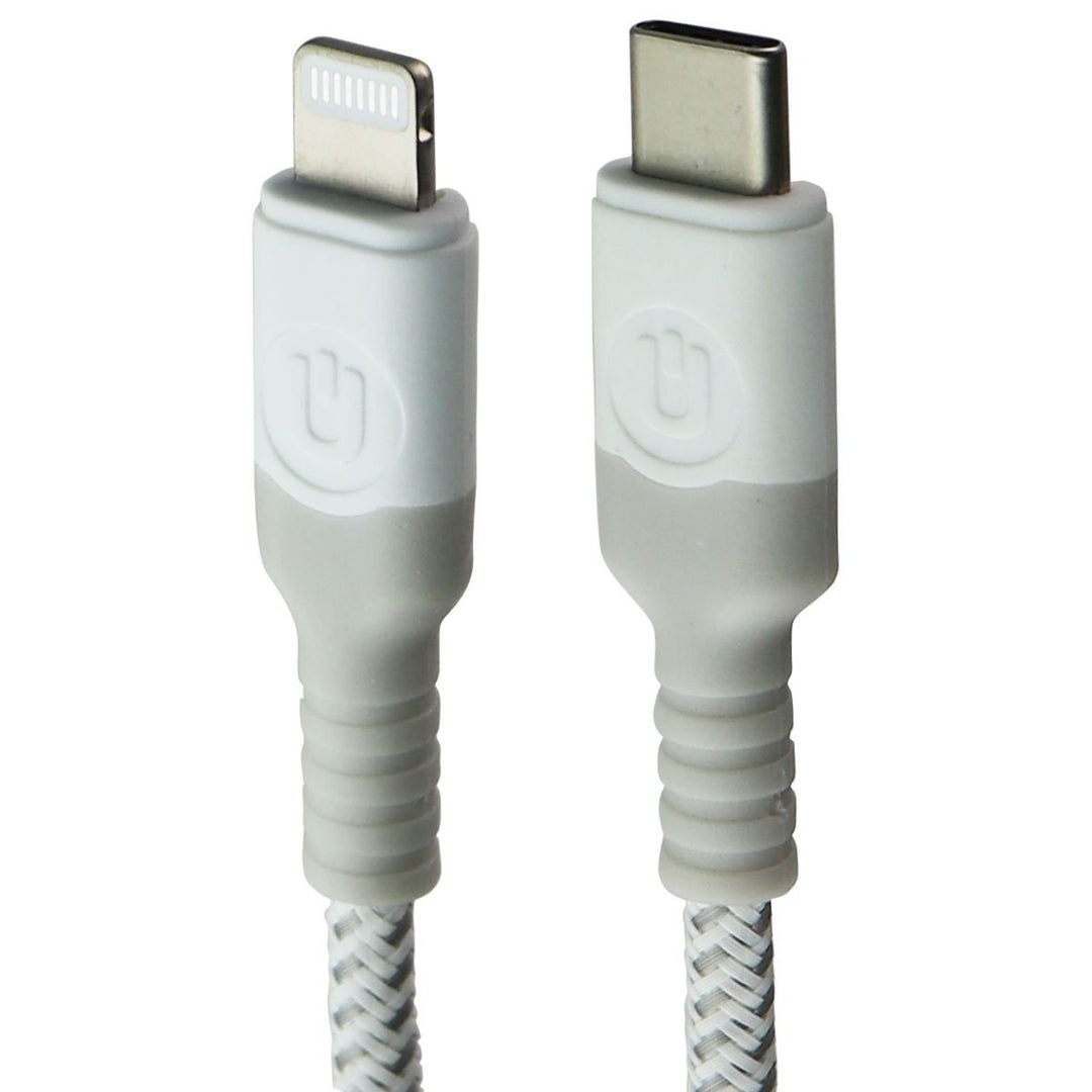 UBREAKIFIX (4-Ft) USB-C to 8-Pin Durability Cable for iPhone/iPad - White Image 1