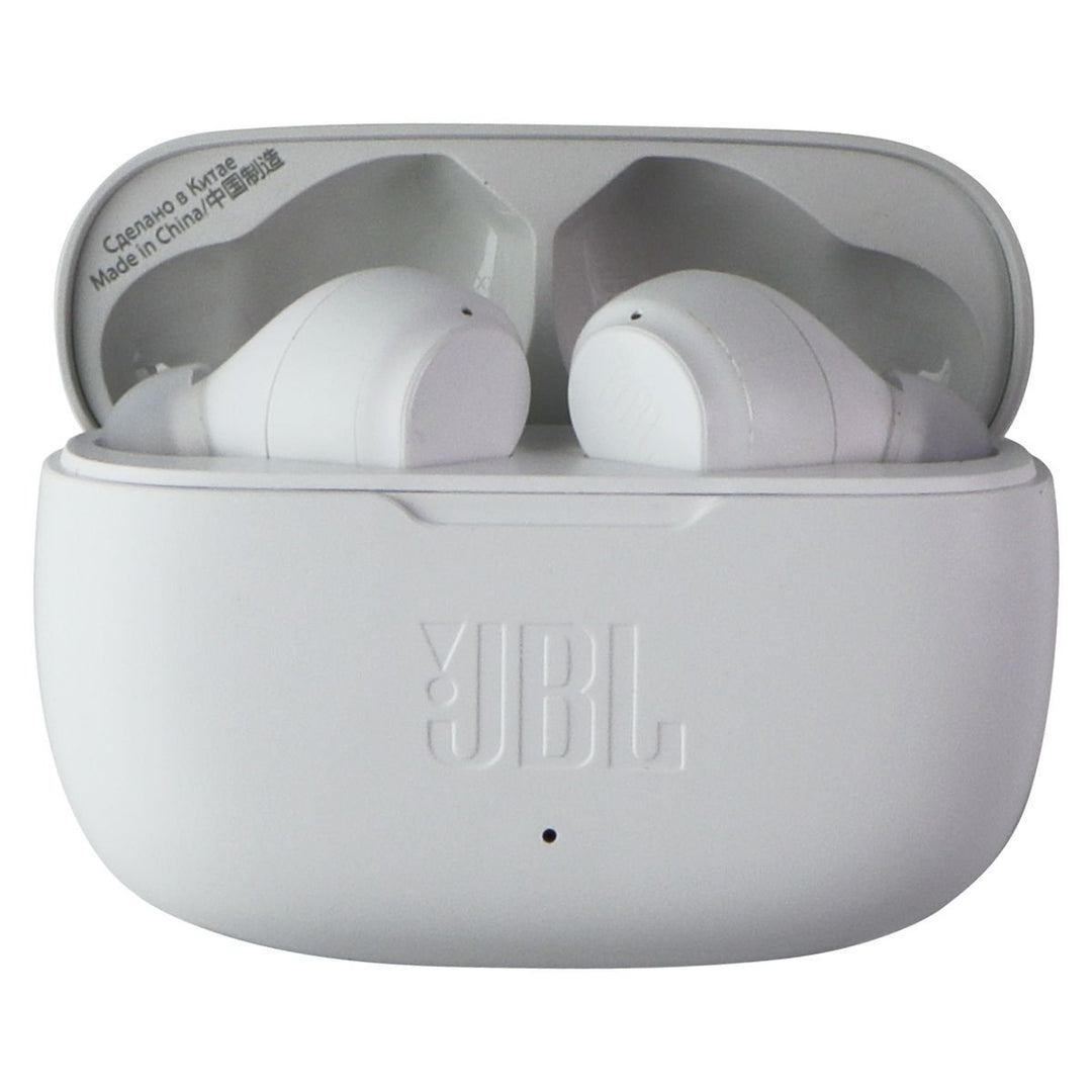 JBL Vibe 200TWS True Wireless Bluetooth Earbuds - White Image 1