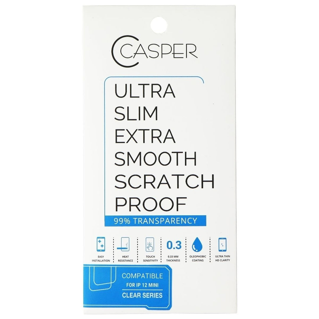 Casper Clear Series Ultra Slim Screen Protector for iPhone 12 Mini - Clear Image 1