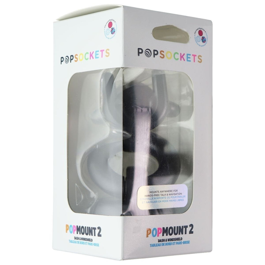 PopSockets PopMount2 Phone Mount for Car Dash and Desk - Black Image 1