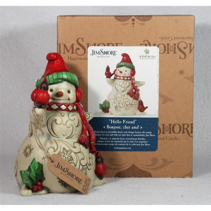 Jim Shore Figurine Hello Friend- Holiday 2024 - in Box 6015456 Image 4