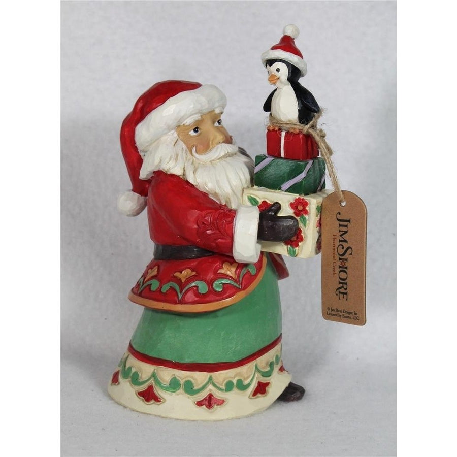 Jim Shore Figurine Loaded Up with Christmas Cheer- 2024 - in Box 6015470 Image 1