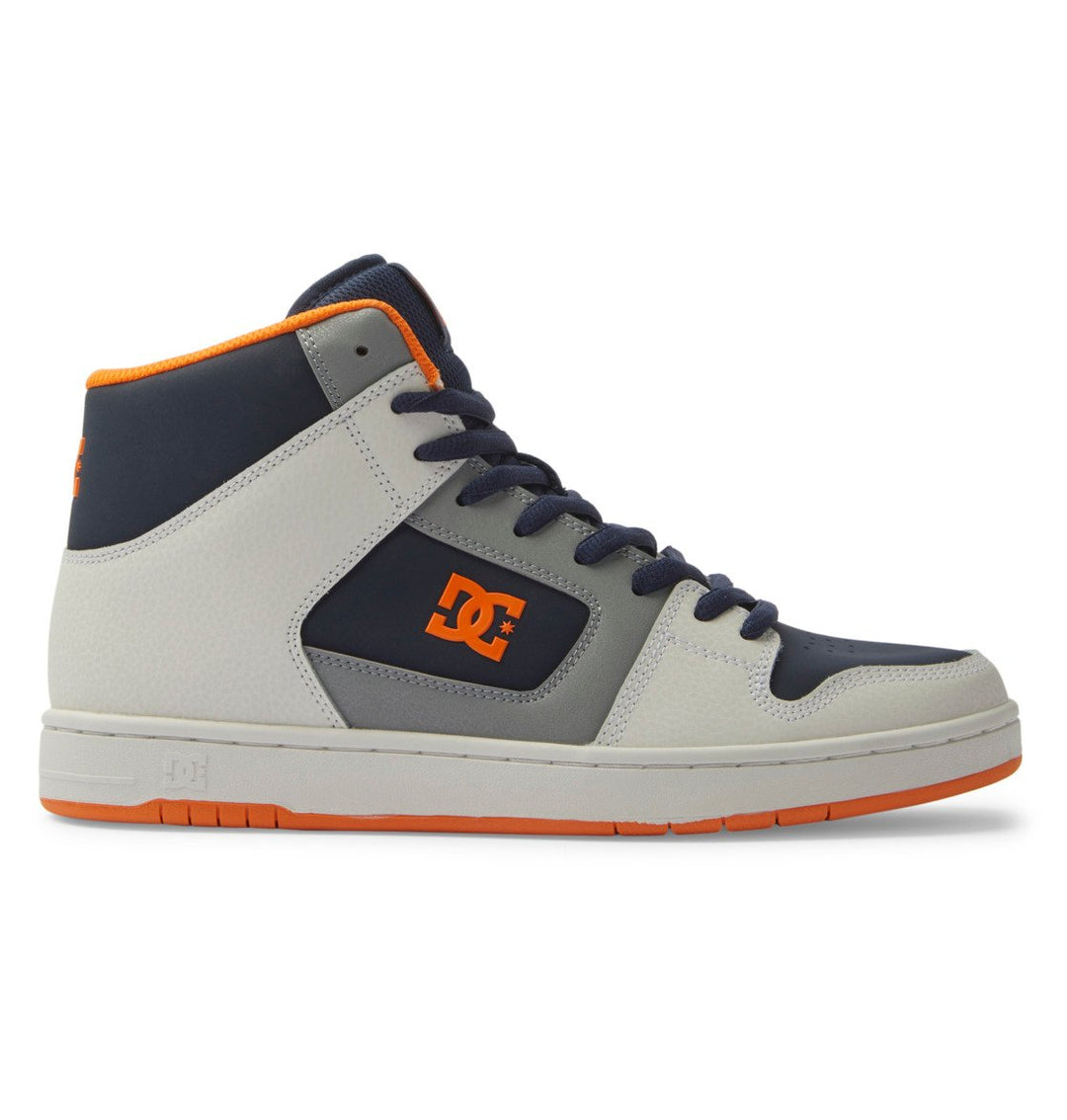 DC Shoes Mens Manteca 4 HI Shoes Navy/Grey - ADYS100743-NGH NAVY/GREY Image 1