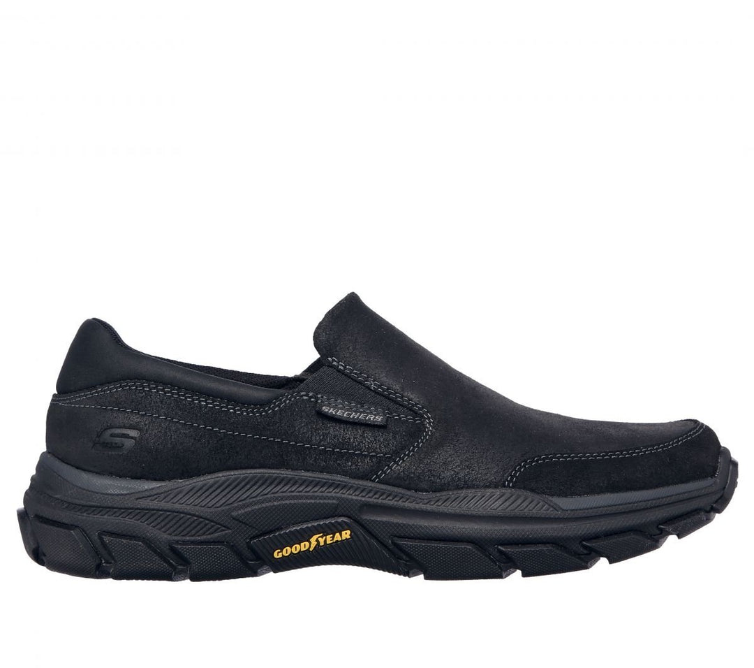 Skechers Mens Respected - Calum Slip-On Black - 204480-BBK BLACK Image 1