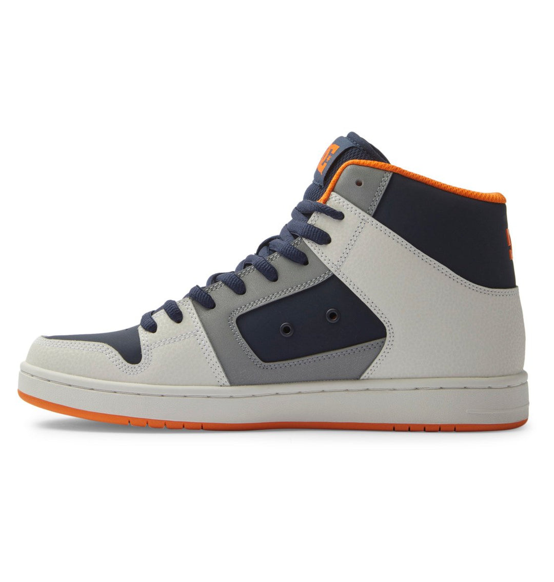 DC Shoes Mens Manteca 4 HI Shoes Navy/Grey - ADYS100743-NGH NAVY/GREY Image 3