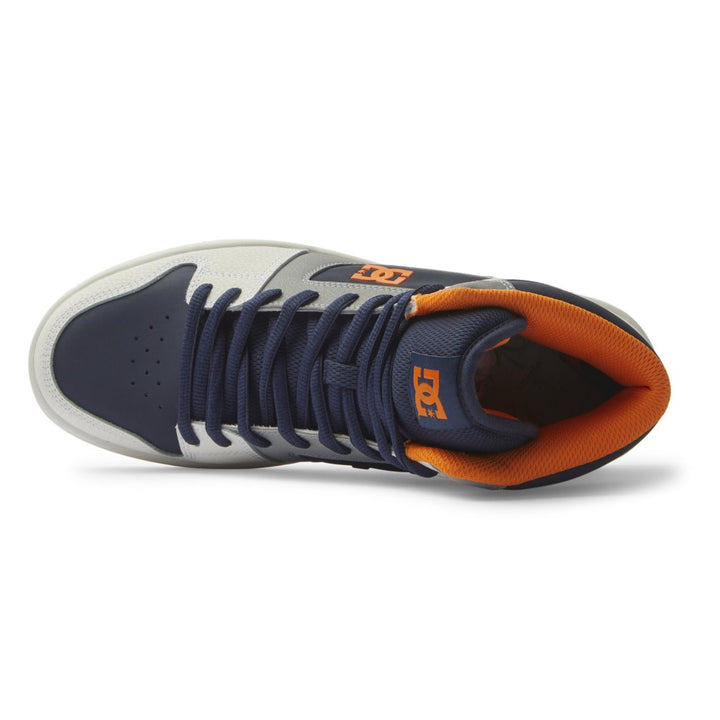 DC Shoes Mens Manteca 4 HI Shoes Navy/Grey - ADYS100743-NGH NAVY/GREY Image 4