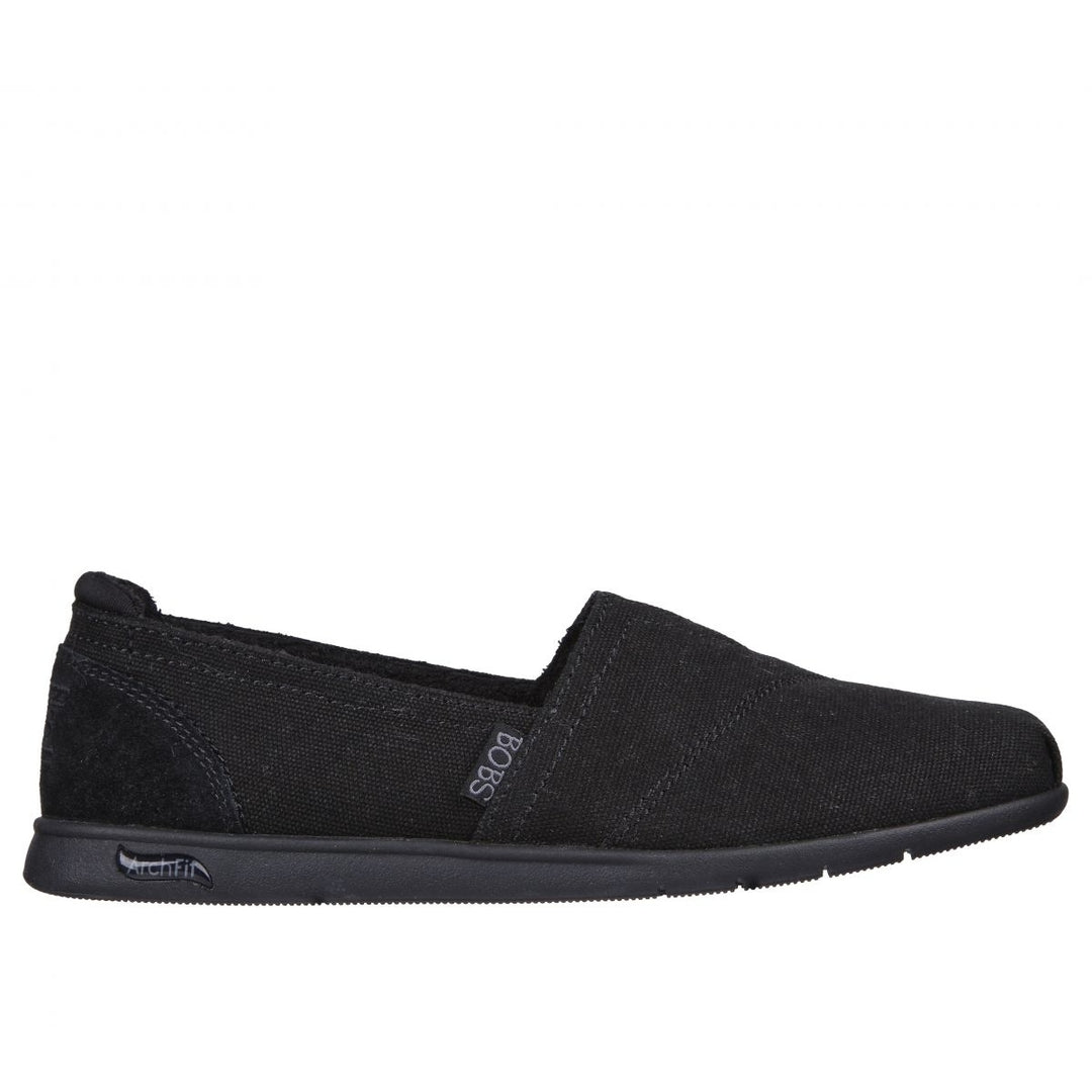 Skechers Womens Arch Fit Plush - For3ver Luv Slip-On Black - 114108-BBK BLACK Image 1