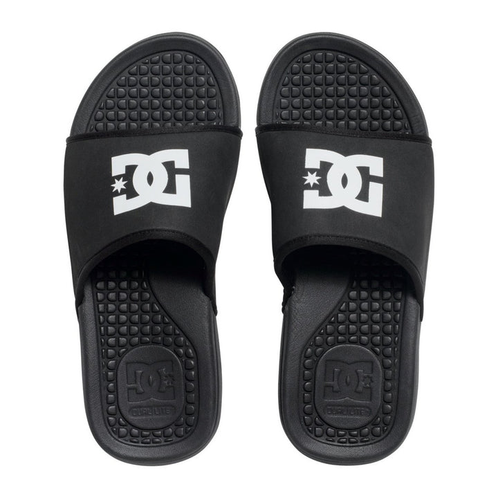 DC Shoes Mens Bolsa Slides Black - ADYL100026-001 BLACK Image 3