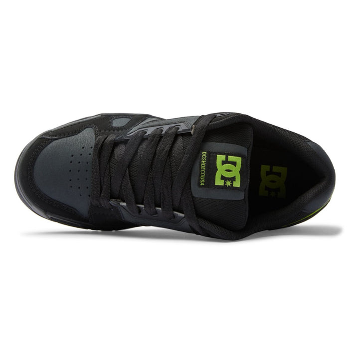 DC Shoes Mens Stag Shoes Black/Lime Green - 320188-BL4 13 BLACK/LIME GREEN Image 4