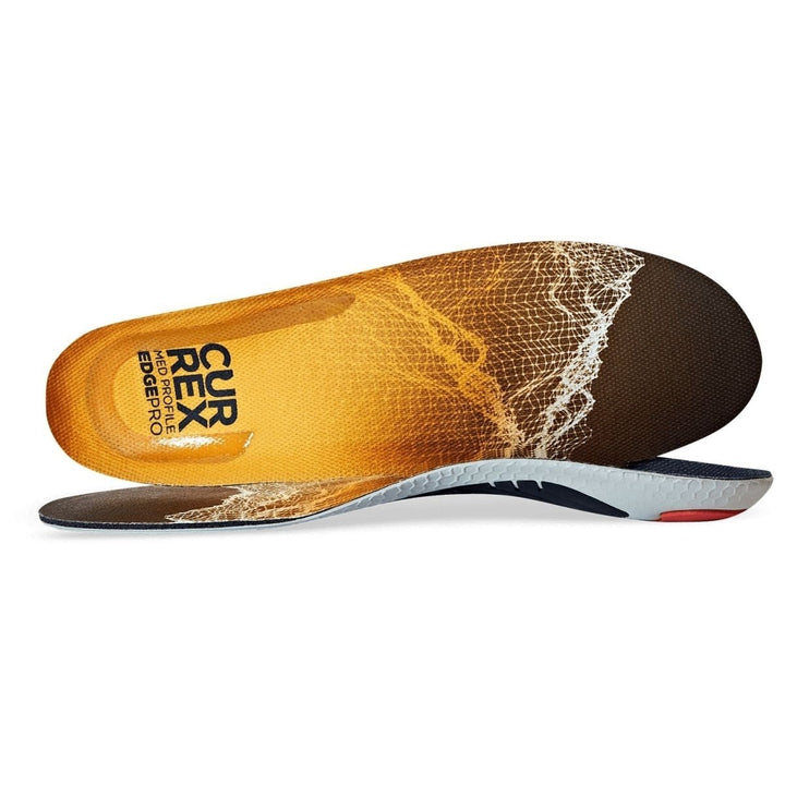 CURREX EDGEPRO Ski Boot Insoles Medium Profile Orange Thermo Regulating 2022-18 Image 1