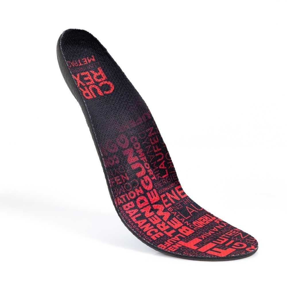 CURREX MetPad Low Profile Insoles Red Unisex Model 2913-23 Arch Support Image 4