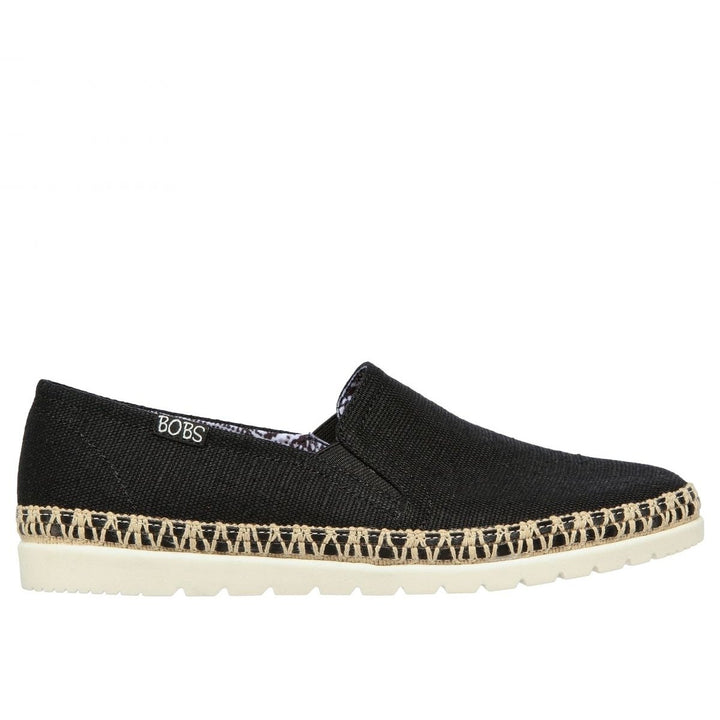 Skechers Womens BOBS Flexpadrille 3.0 - Dark Horse Slip-On Sneaker Black - 113091-BLK 4 BLACK Image 1