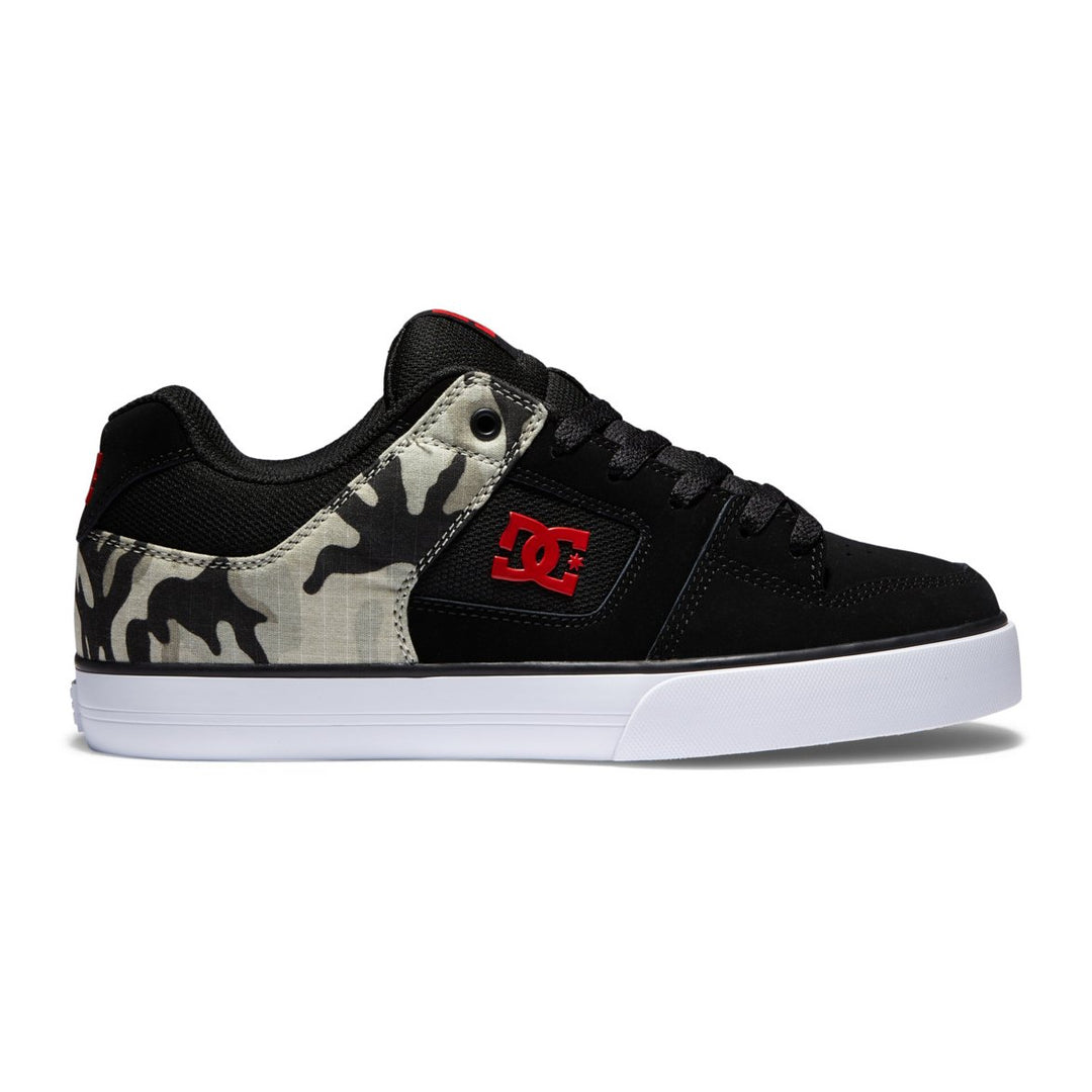 DC Shoes Mens Pure Shoes Black Camouflage - 300660-CA2 Black Camouflage Image 1