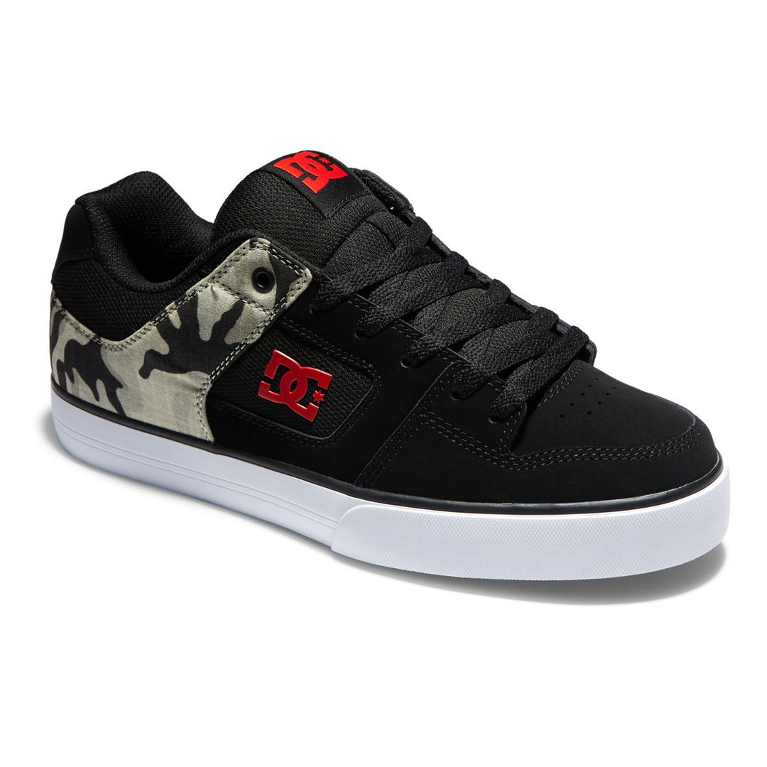 DC Shoes Mens Pure Shoes Black Camouflage - 300660-CA2 Black Camouflage Image 2