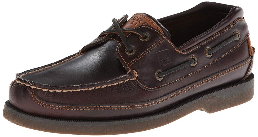 Sperry Mens Mako 2-Eye Boat Shoe Amaretto Size 10 Waterproof Non-Slip Design Image 4