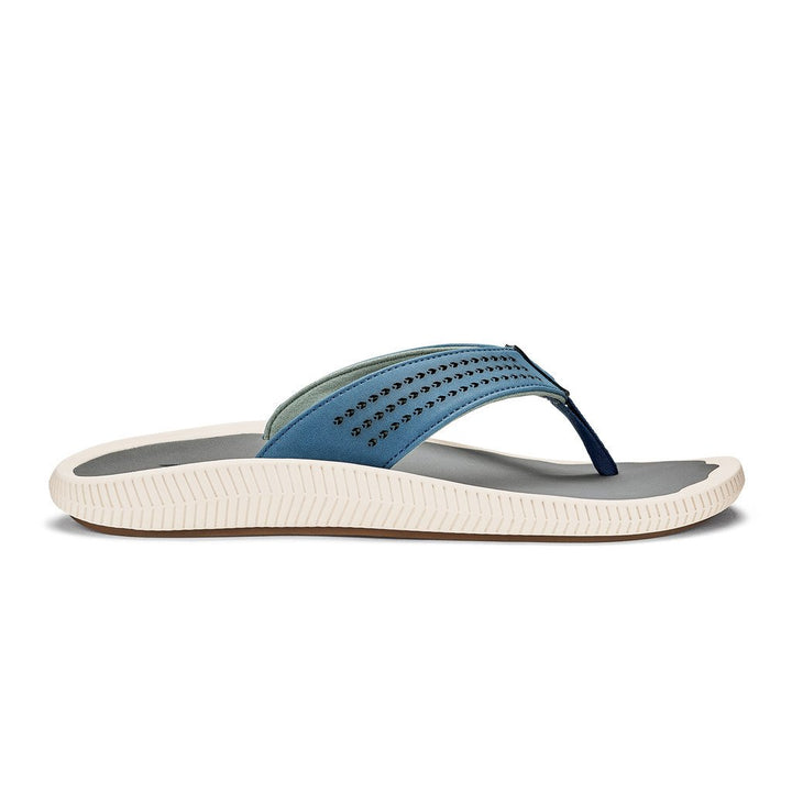 OluKai Mens Ulele Flip Slate Blue/Charcoal - 10435-7S26 Slate Blue / Charcoal Image 1