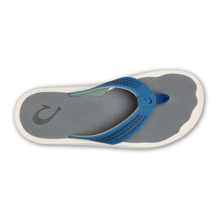 OluKai Mens Ulele Flip Slate Blue/Charcoal - 10435-7S26 Slate Blue / Charcoal Image 2