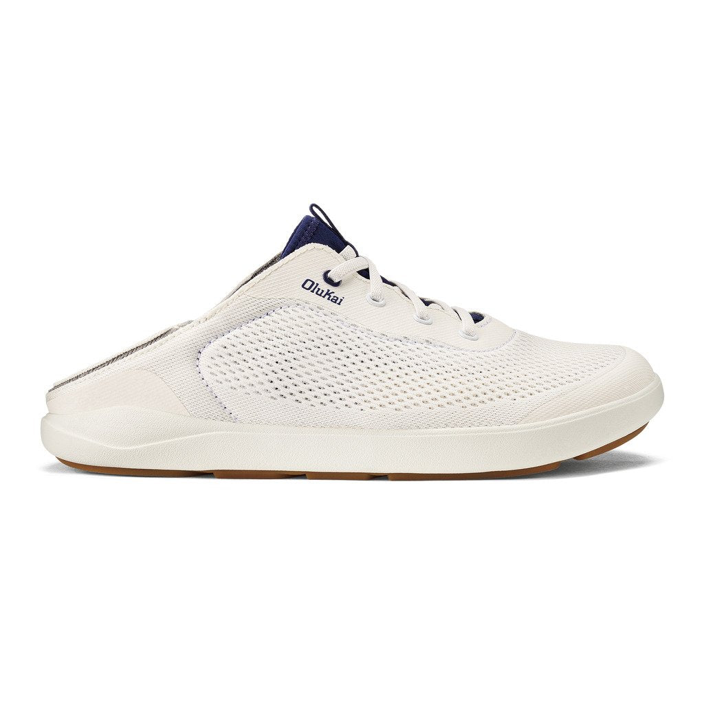 OluKai Mens Moku Pae Bright White/Pacifica - 10472-WBHF BRIGHT WHITE / PACIFICA Image 2