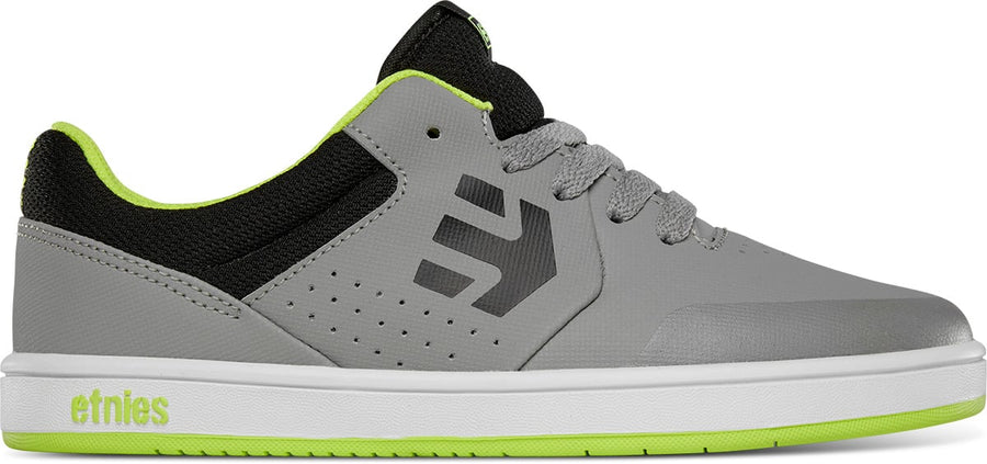 Etnies Unisex Kids Marana Skate Shoe Grey/Lime/White - 4301000120-376 GREY/LIME/WHITE Image 1