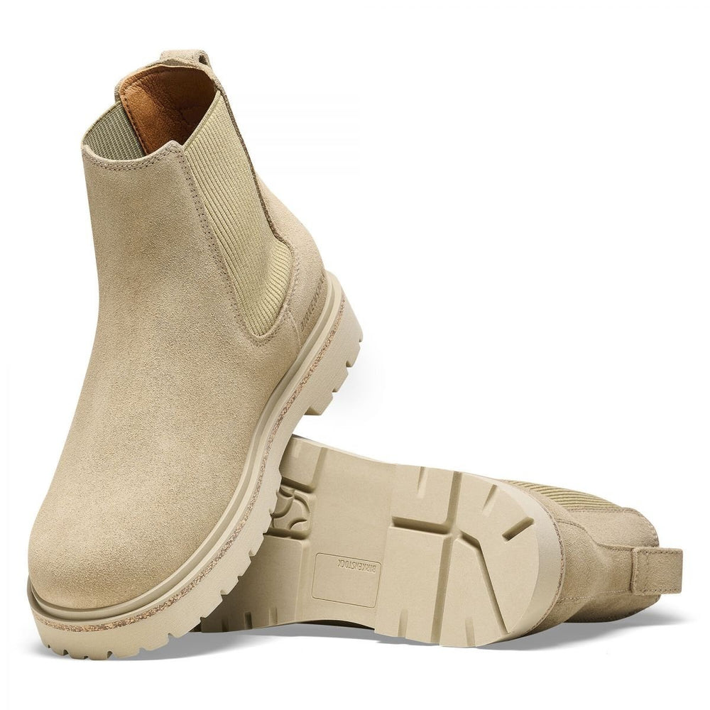 BIRKENSTOCK Highwood Slip On Boot Taupe Suede Narrow Width 1025759 Image 2