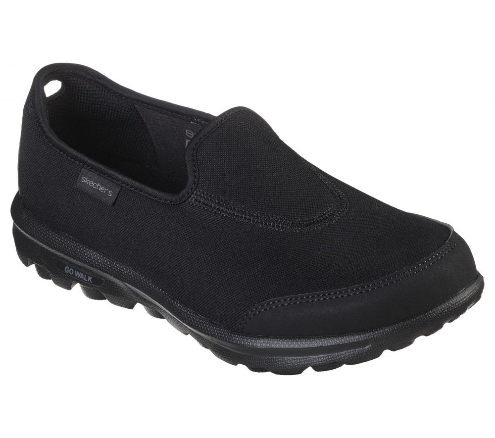 Skechers Womens Go Walk Classic - Ideal Sunset Slip-On Sneaker Black - 124464-BBK BLACK Image 2