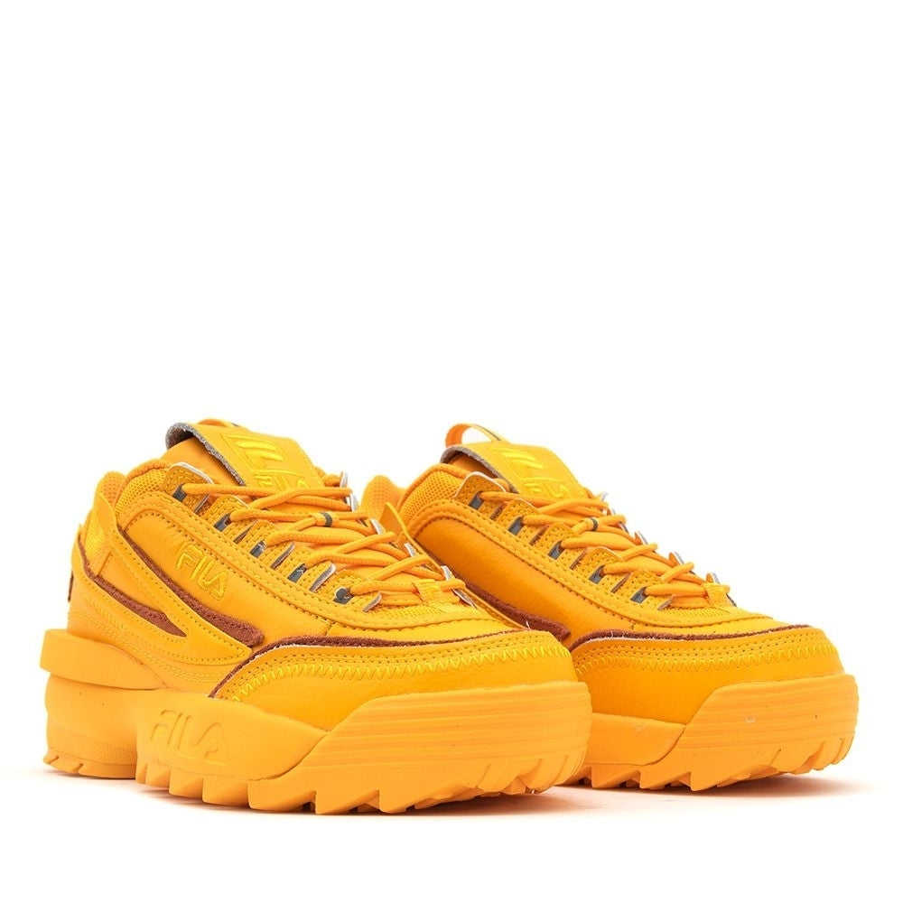 FILA Disruptor II EX Radiant Yellow Burnt Orange Sneakers Size 10 RDYL/BURO Image 1