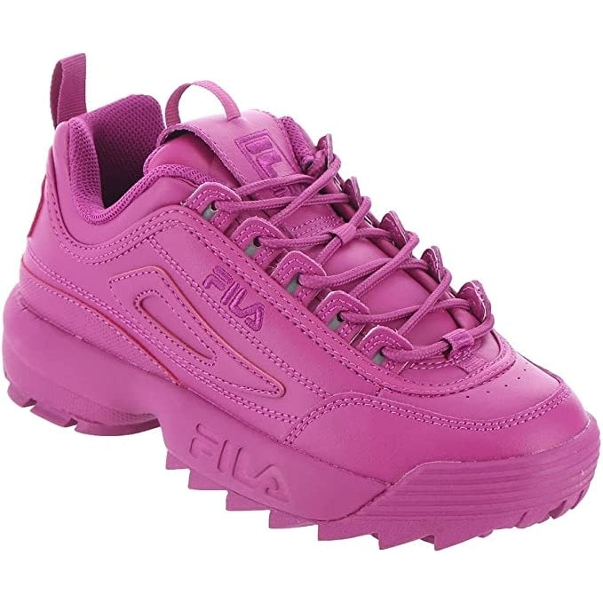 Fila Disruptor II Sneakers Women 6.5 Festival Fuchsia Retro Lightweight Nubuck Image 2