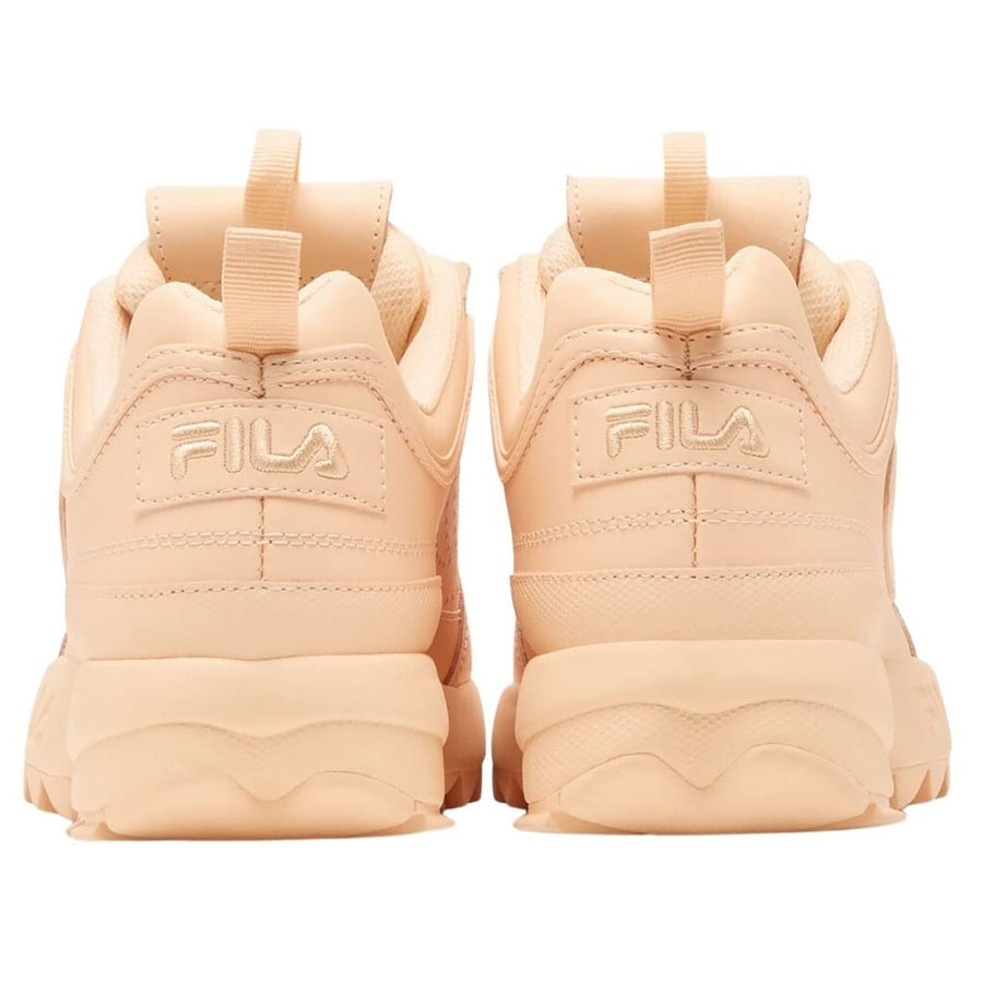 Fila Womens Disruptor II Sneakers 5 Tender Peach Nubuck Retro Inspired Image 1