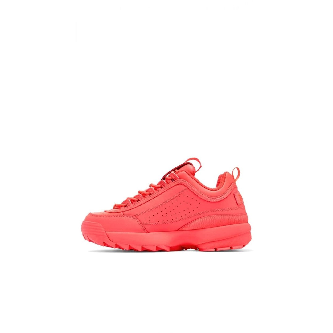 Fila Womens Disruptor II Sneakers 5 Tender Peach Nubuck Retro Inspired Image 2