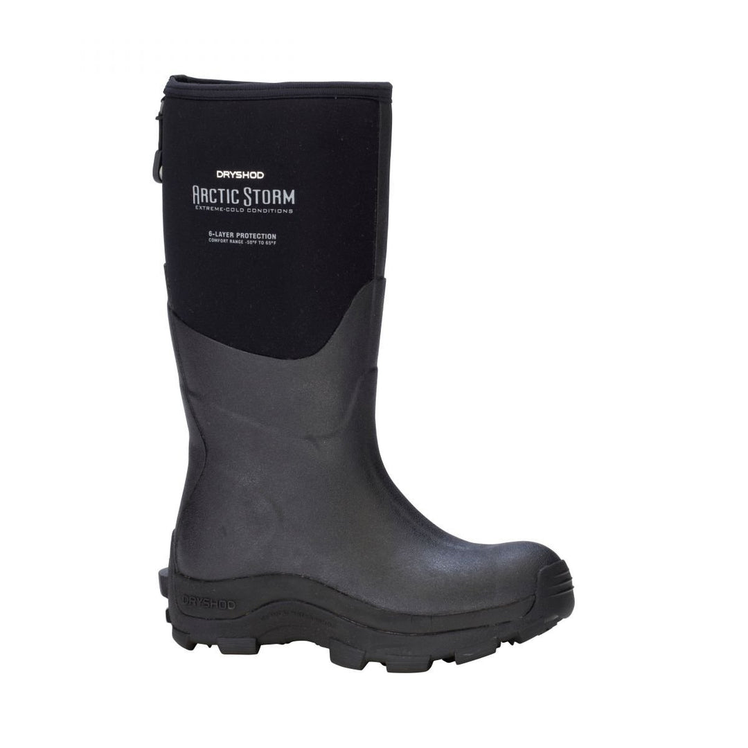 Dryshod Womens Arctic Storm Hi Winter Boot Black Grey ARS-WH-BK Waterproof Size One Image 1