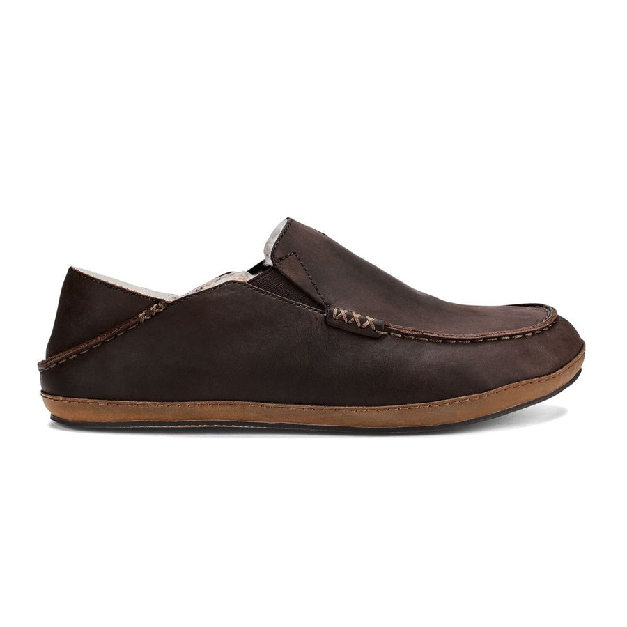 OluKai Mens Moloa Slipper Toffee/Dark Wood - 10252-3363 TOFFEE/DK WOOD Image 1