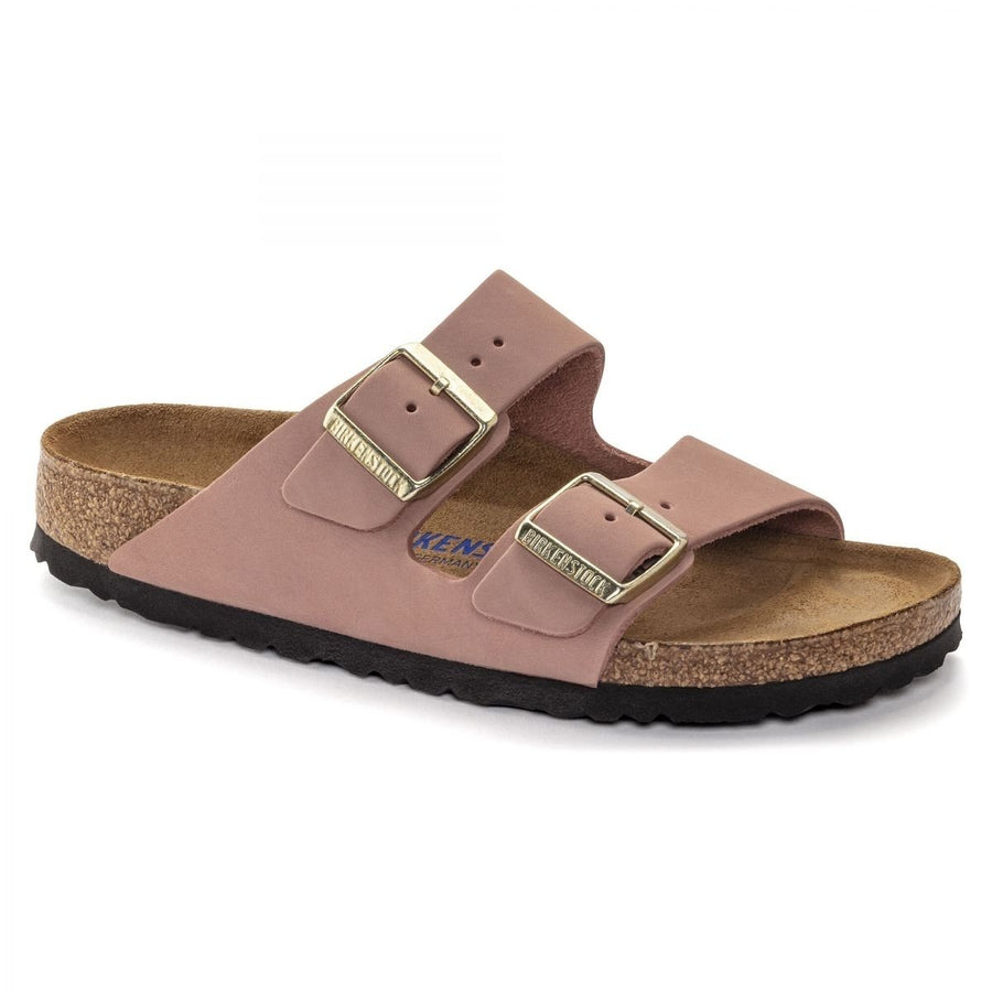 BIRKENSTOCK Arizona Soft Footbed Sandal Old Rose Nubuck Regular Width 1024199 Image 1