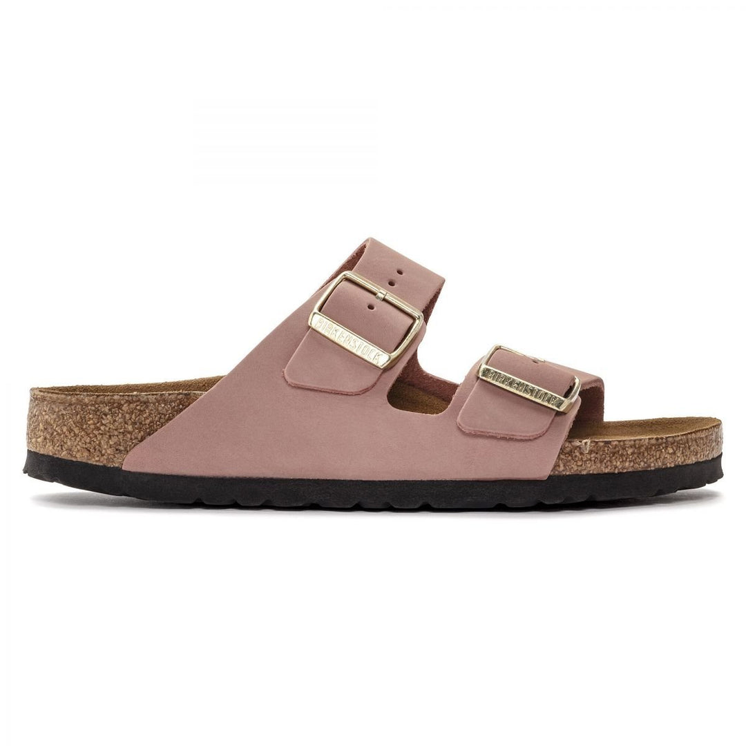 BIRKENSTOCK Arizona Soft Footbed Sandal Old Rose Nubuck Regular Width 1024199 Image 3