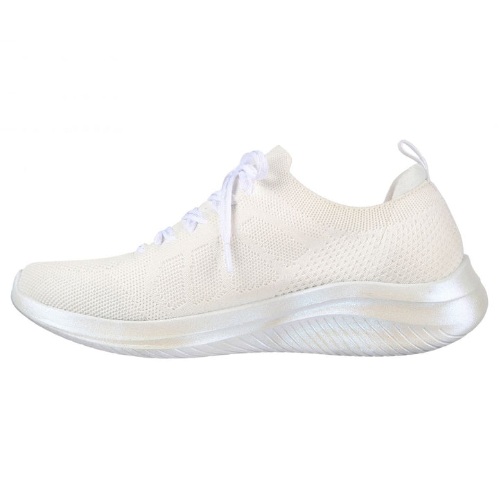 Skechers Womens Ultra Flex 3.0 - Glowing Sky Sneaker White - 149856-WHT WHITE Image 3