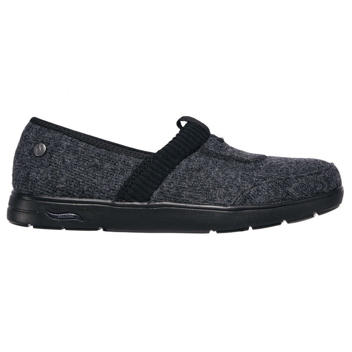 Skechers Womens Arch Fit Lounge - Be Calm Slip-On Black/Grey - 175166-BKGY BLACK/GRAY Image 1