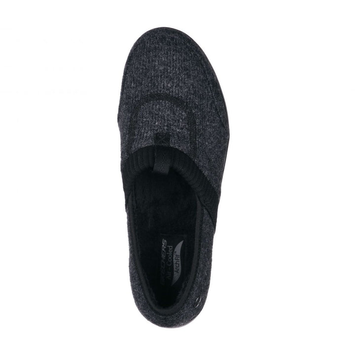 Skechers Womens Arch Fit Lounge - Be Calm Slip-On Black/Grey - 175166-BKGY BLACK/GRAY Image 3