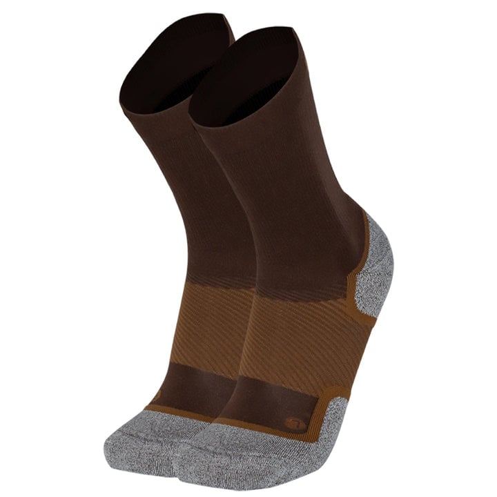 OS1st Wellness Performance Crew Socks Brown OS1-3834BR Targeted Support Size Unisex Image 1