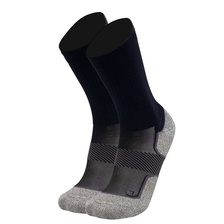 OS1st Active Comfort Crew Socks Black OS1-10034B Unisex Bamboo Charcoal Cushion Image 1