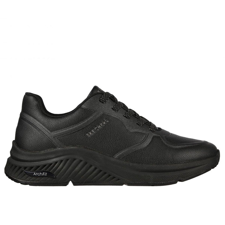 Skechers Womens Arch Fit S-Miles - Mile Makers Sneaker Black - 155570-BBK BLACK Image 1