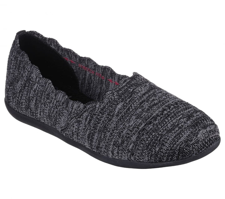 Skechers Womens Cleo Sport - Just Us Slip-On Black/Charcoal - 158455-BKCC BLACK/CHARCOAL Image 1