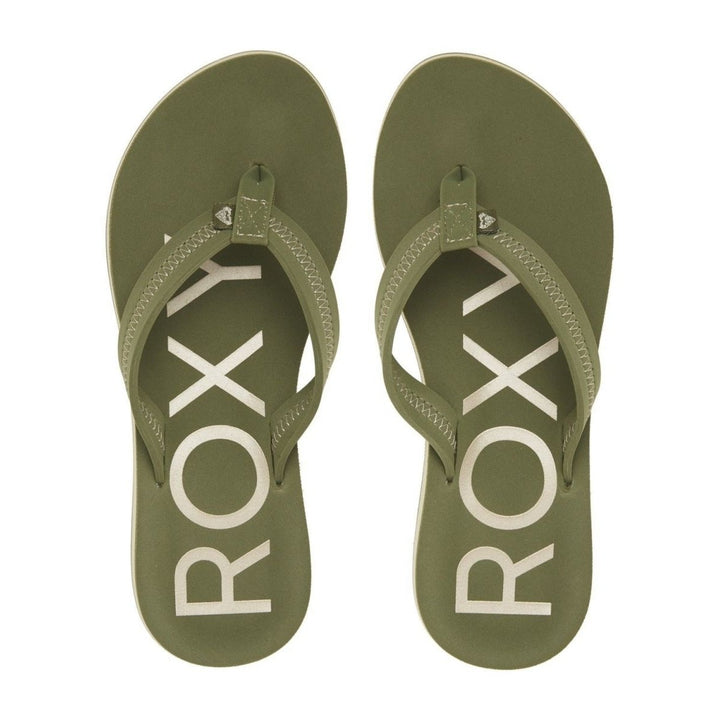 ROXY Womens Vista Flip Flop Amazon Green - ARJL100866-AM0 AMAZON GREEN Image 3