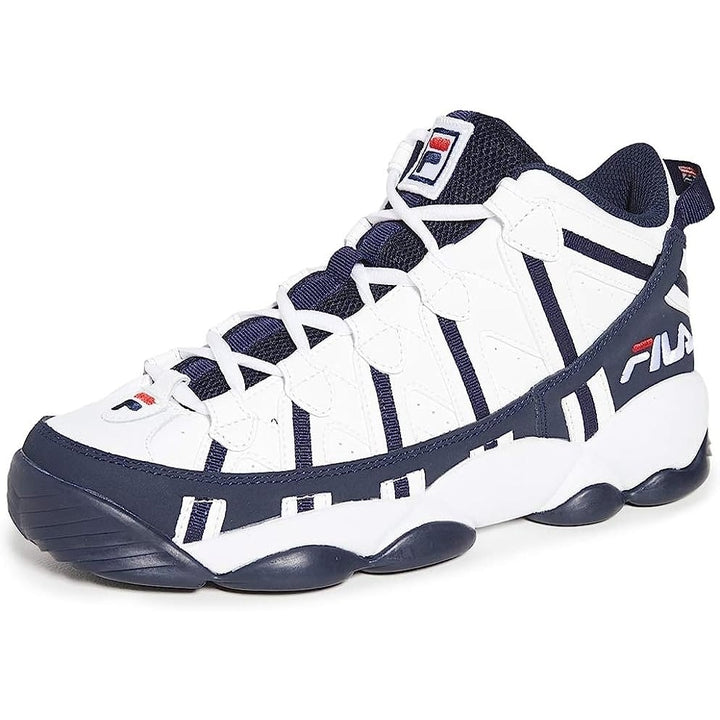 FILA Stackhouse Spaghetti Sneakers WHT FNVY FRED 3BM00782-125 Mens Size Image 4