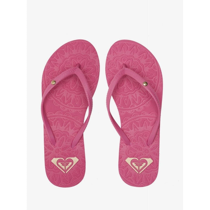 ROXY Womens Antilles Flip Flop Bright Rose - ARJL100798-ROB BRIGHT ROSE Image 3