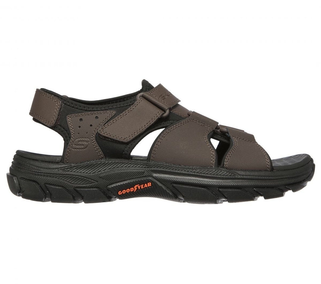 Skechers Mens Relaxed Fit Respected SD - Ridgen Sandal Chocolate - 204352-CHOC CHOCOLATE Image 1