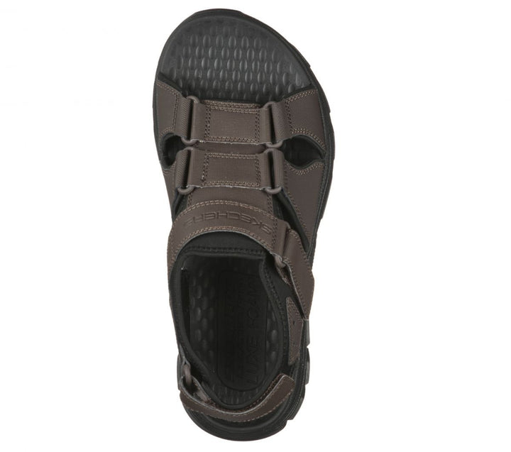 Skechers Mens Relaxed Fit Respected SD - Ridgen Sandal Chocolate - 204352-CHOC CHOCOLATE Image 3