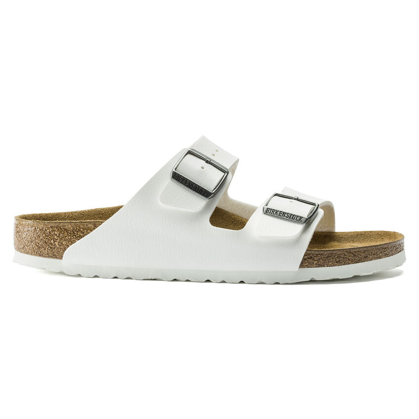 BIRKENSTOCK Arizona Sandals White Birko-Flor Unisex 0552681 0552683 Comfort Fit Image 2